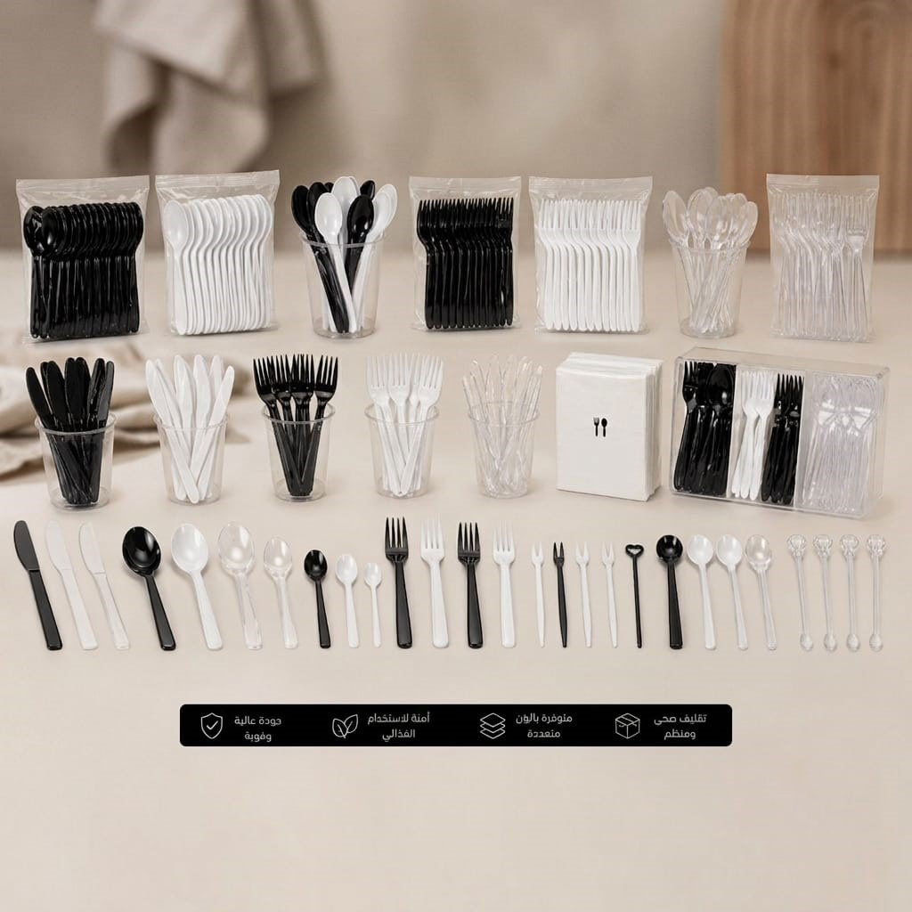 أدوات مائدة بلاستيكية - DS Plastic